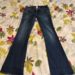 True Religion Dark Blue Flare Jeans